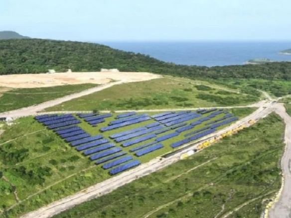 全球足跡 | 2025年開始供電！陽光能源為香港首個堆填區(qū)光伏發(fā)電場供貨