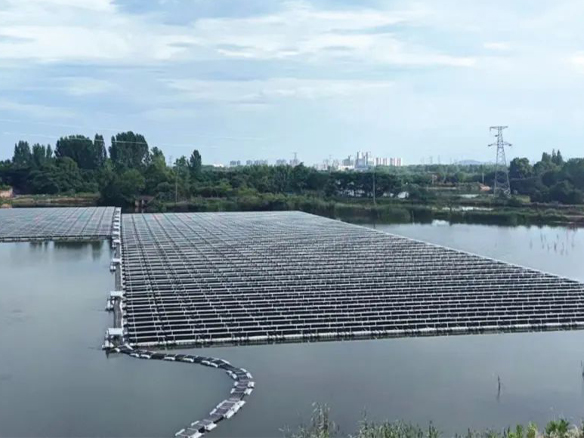 全球足跡 | 運行2年，陽光能源打造水面光伏電站的“克萊因藍”樣本